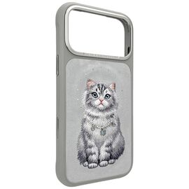 Nimmy Lucky Fashion Cat MagSafe case for iPhone 17 Pro - gray
