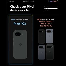 Spigen Glas.tR EZ Fit Pro 2-Pack Tempered Glass Screen Protector for Google Pixel 10A