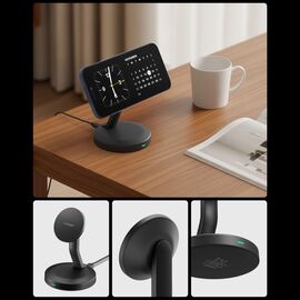 Spigen EF151MS Essential MagSafe 15W Wireless Charger - Black