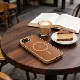 Tech-Protect BasicMag MagSafe Case for iPhone 16e / 17e - Brown