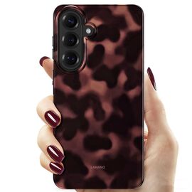 Tech-Protect Lamano MagSafe Case for Samsung Galaxy A36 / A37 5G - Black and Brown