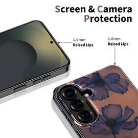 Tech-Protect Lamano MagSafe Case for Samsung Galaxy A57 5G - Brown and Purple
