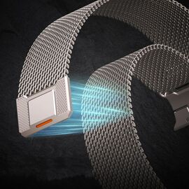 Tech-Protect Milano Vanguard Bracelet for Apple Watch (44 / 45 / 46 / 49 mm) - Titanium