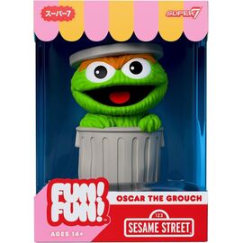 Sesame Street Fun! Fun! Soft Vinyl Figur Wave 01 - Oscar the Grouch 18 cm - Figurines - Collectibles - Techbox