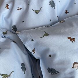 By Mats - Mini Dino Bed Linen Set - 100x140 cm x 40x45 cm (MAT279) / Baby and Children