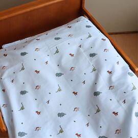 By Mats - Mini Dino Bed Linen Set - 100x140 cm x 40x45 cm (MAT279) / Baby and Children