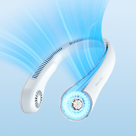 Jisulife Neck Fan 3 4000mAh Portable Neck Fan - Gray - Fan Coolers - Cooling & Heating - Techbox