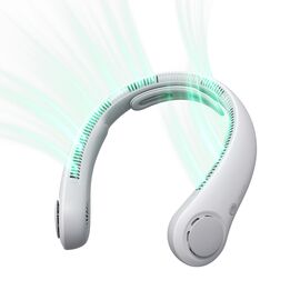 Jisulife Neck Fan 4 5000mAh Portable USB Neck Fan - Gray - Fan Coolers - Cooling & Heating - Techbox