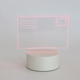 iTotal - DIY Lamp Envelope - RGB colour-changing lights - 15.3 x 10 x 14.2 cm / Toys