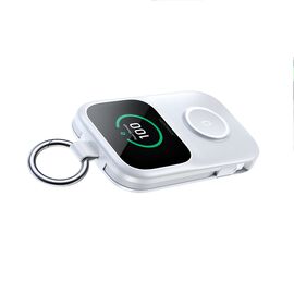 Joyroom JR-W19 5000mAh Powerbank with 5W Wireless Watch Charging - White - Travel Chargers - Smartphone Chargers - Techbox