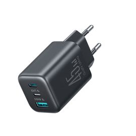 Ładowarka sieciowa Joyroom JR-TO1 GaN 45 USB-C Lightning USB-A - czarna - Travel Chargers - Smartphone Chargers - Techbox