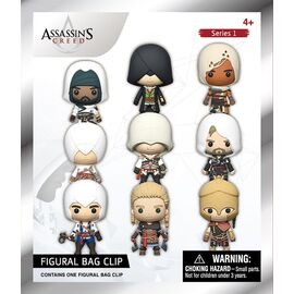 Assassin's Creed 3D Foam Bag Clips Series 1 Display (24)