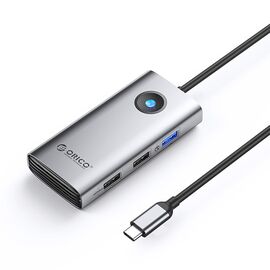 Orico PW11-5P USB-C Hub Docking Station 1x USB-A 3.0 + 2x USB-A 2.0 + 1x USB-C PD + 1x HDMI - Gray - USB Hubs & Card Readers - Peripherals - Techbox