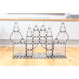 Connetix - Clear Starter Pack 34 Pieces - (CT-C-00034-ST) / Toys