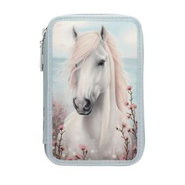 Miss Melody - Double Pencil Case - Pale Light Blue / Toys