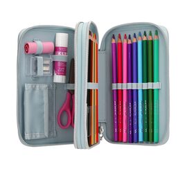 Miss Melody - Double Pencil Case - Pale Light Blue / Toys