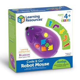 Learning Resources - Code & Go® Robot Mouse - (LSP2841-SCA) / Toys