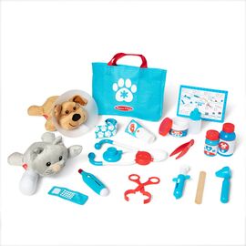 Melissa & Doug - Pretend Play Examine and Treat Pet Vet Play Set (806281) / Toys