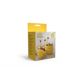 Winkee - Food Sticks with Container - Bee Food Pick Set & Bee Hive Container / Gadgets