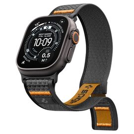 Spigen Athlex Air 2 Strap for Apple Watch (44 / 45 / 46 / 49 mm) - Black and Orange