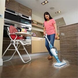 Black+Decker 9IN1 Steam Mop 0.5 l 1300 W Turquoise, White | Techbox