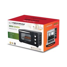 Esperanza EKO008N Mini Oven 20 l 1280 W Black - Ovens - Cooking - Techbox
