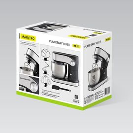 Feel-Maestro MR-557 Planetary mixer with 3 l bowl, 1200 W Black - Food Processors - Food preparation - Techbox