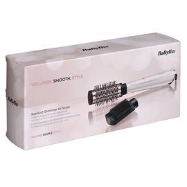 BaByliss AS914PE hair styling tool Straightening brush Warm Black, Rose gold 1000 W 2.5 m | Techbox