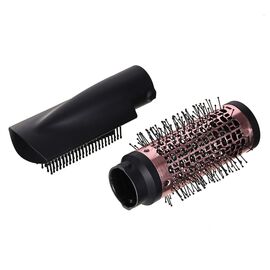 BaByliss AS914PE hair styling tool Straightening brush Warm Black, Rose gold 1000 W 2.5 m | Techbox