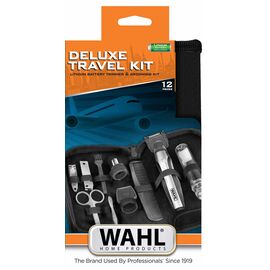 Wahl Travel Kit Deluxe Black, Stainless steel - Hair clippers & Trimmers - Personal Care - Techbox