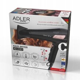 Adler AD 2283 Hair dryer 2000 W Black | Techbox