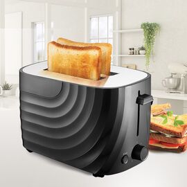 Maestro MR-706-BLACK Toaster Black - Toasters - Breakfast & Sweets - Techbox