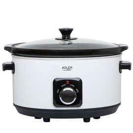 Adler AD 6413W Slow cooker 5.8 l White | Techbox