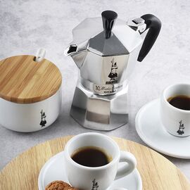 Bialetti Moka Express Moka pot Aluminium, Black - Coffee Machines - Coffee & Beverages - Techbox