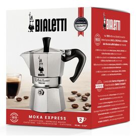 Bialetti Moka Express Moka pot Aluminium, Black - Coffee Machines - Coffee & Beverages - Techbox