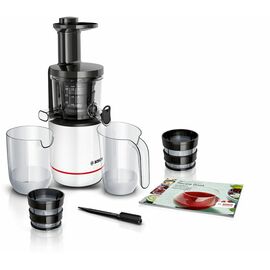 Bosch MESM500W juice maker Slow juicer 150 W Black, White | Techbox
