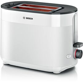 Bosch TAT2M121 toaster 6 2 slice(s) 950 W White - Toasters - Breakfast & Sweets - Techbox