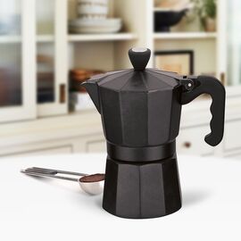 Maestro 6 cup coffee machine MR-1666-6-BLACK black | Techbox