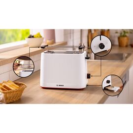My Moment BOSCH TAT3M121 toaster (white) - Toasters - Breakfast & Sweets - Techbox