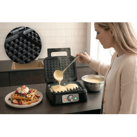 PROMIS Waffle Maker for 2 Waffles - Crepe & Waffle Makers - Breakfast & Sweets - Techbox