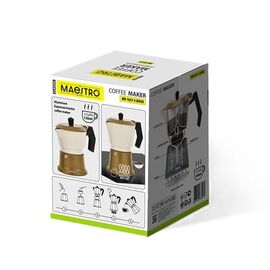 Aluminium moka pot MR-1657-3-BEIGE MAESTRO | Techbox