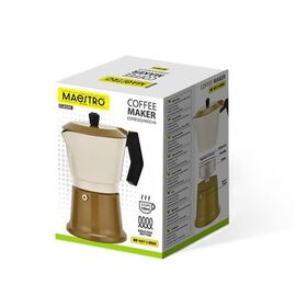 Aluminium moka pot MR-1657-3-BEIGE MAESTRO | Techbox