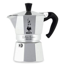 Bialetti Moka Express Moka pot 0.06 L Aluminium, Black | Techbox