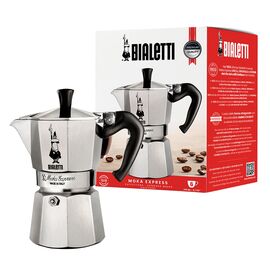 Bialetti Moka Express Moka pot 0.3 L Aluminium, Black | Techbox