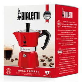 Bialetti Moka Express Moka pot Red - Coffee Machines - Coffee & Beverages - Techbox
