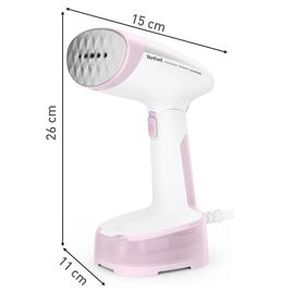 Tefal DT3050 Manual Clothes Steamer 0.12 l 1300 W Pink, White | Techbox