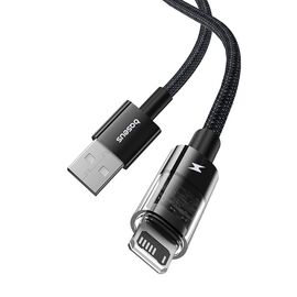 Baseus Gem USB to IP 2.4A fast charging cable 1 m Black - Cables & Adapters - Cables & Accessories - Techbox