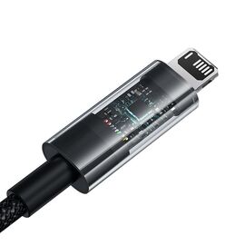 Baseus Gem USB to IP 2.4A fast charging cable 1 m Black - Cables & Adapters - Cables & Accessories - Techbox