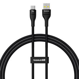Baseus Flash 2 USB A to USB C fast charging cable 1 m 100 W Black - Cables & Adapters - Cables & Accessories - Techbox