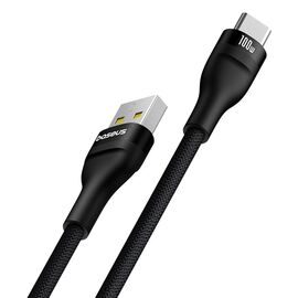 Baseus Flash 2 USB A to USB C fast charging cable 1 m 100 W Black - Cables & Adapters - Cables & Accessories - Techbox